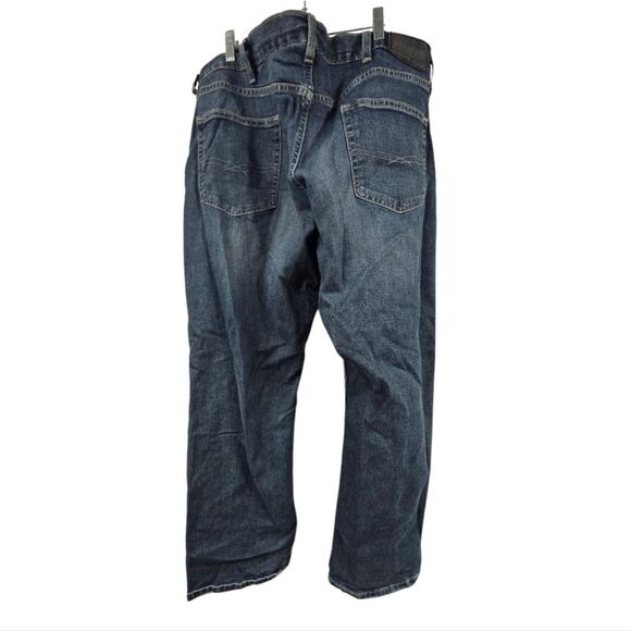 Levi's S61 Men's 40x30 Relaxed Fit Jeans Classic Blue Denim Stretch 40W/30L - Picture 4 of 12